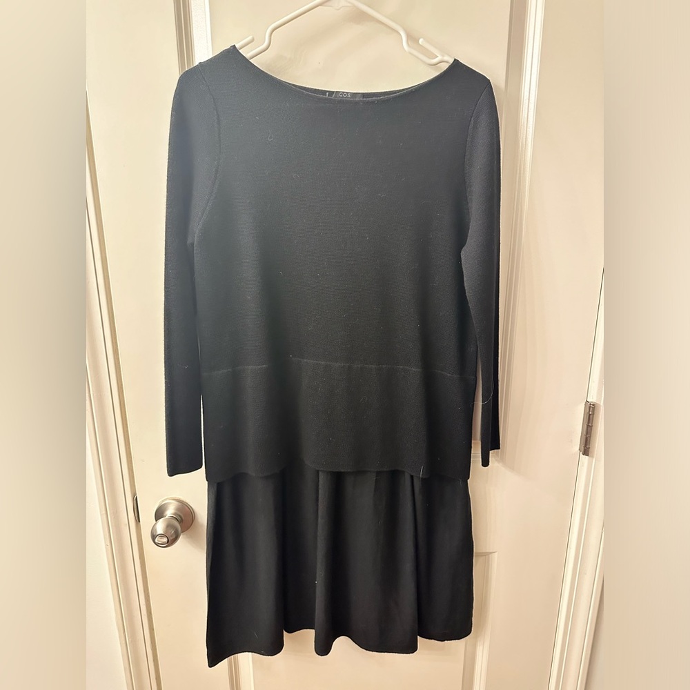 Cos sweater 2fer dress